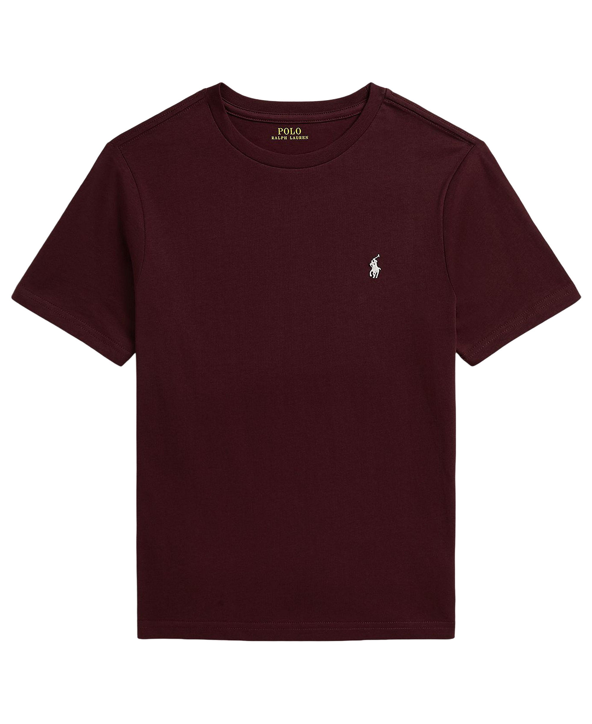 Polo Ralph Lauren Boys' 8-20 Crewneck T-Shirt - Rich Ruby