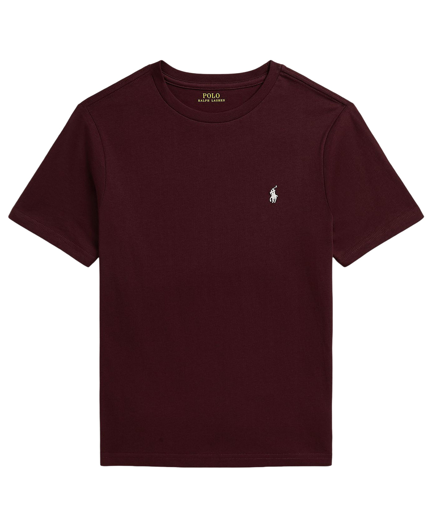 Polo Ralph Lauren Boys' 8-20 Crewneck T-Shirt - Rich Ruby