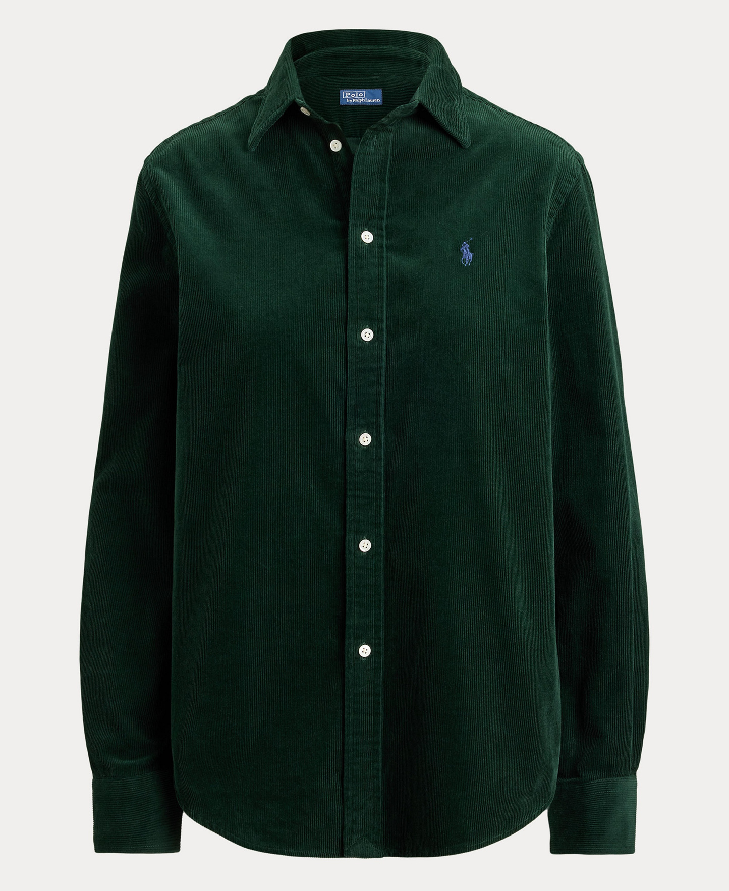 Polo Ralph Lauren Women's Classic-Fit Cotton Corduroy Shirt - Dark Green