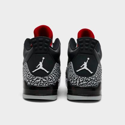 Men's Air Jordan Son of Mars Low Casual Shoes - Black/University Red/Grey Mist - view 4