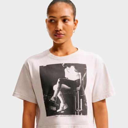 Women's Nithtke Basketball Photo T-Shirt - Light Bone
