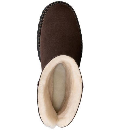 UGG® Women's Uptowner Round Toe Short Booties - Burnt Cedar