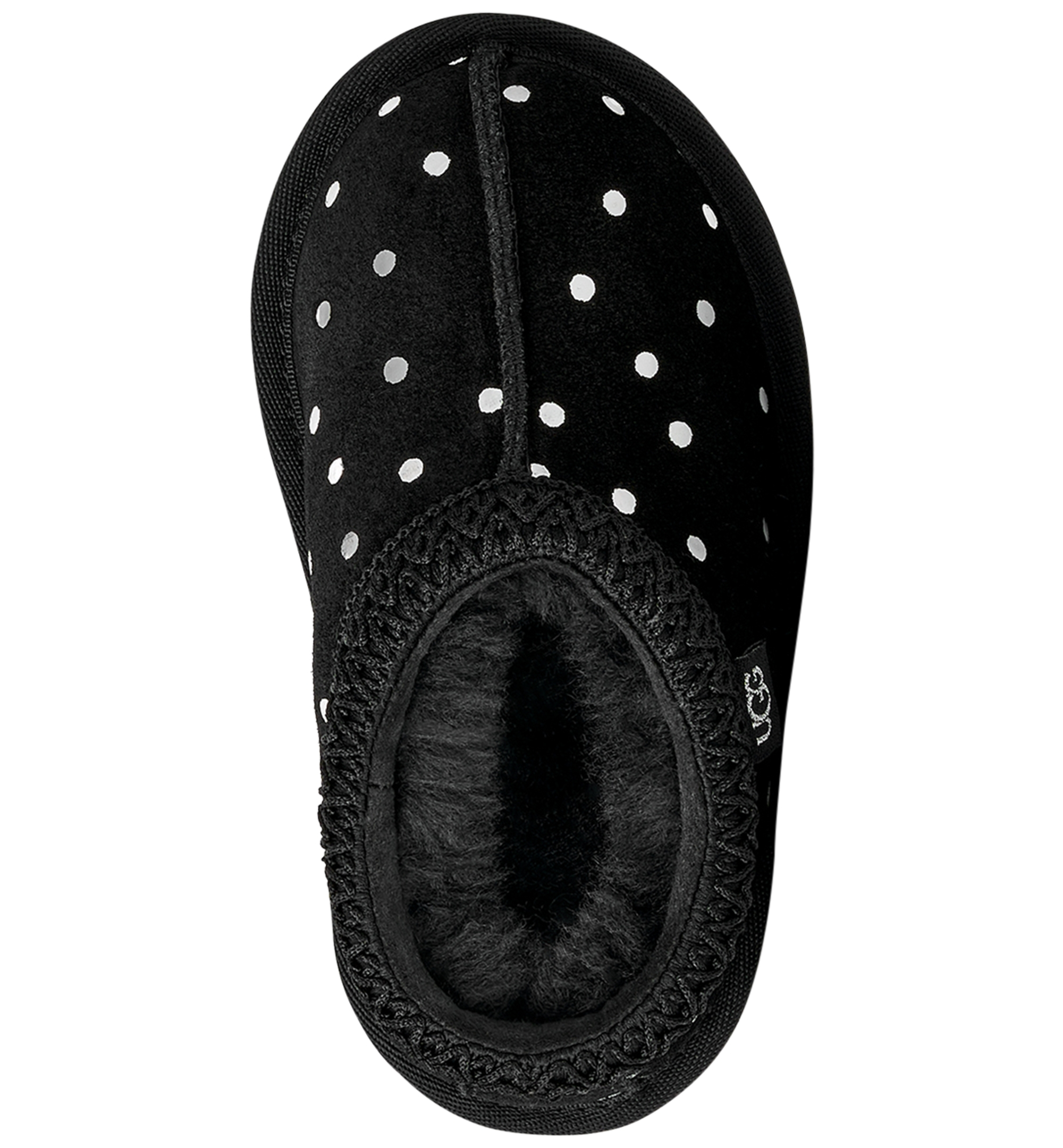 UGG® Toddler Kids Tasman II Shiny Dots Clog Slippers - Black