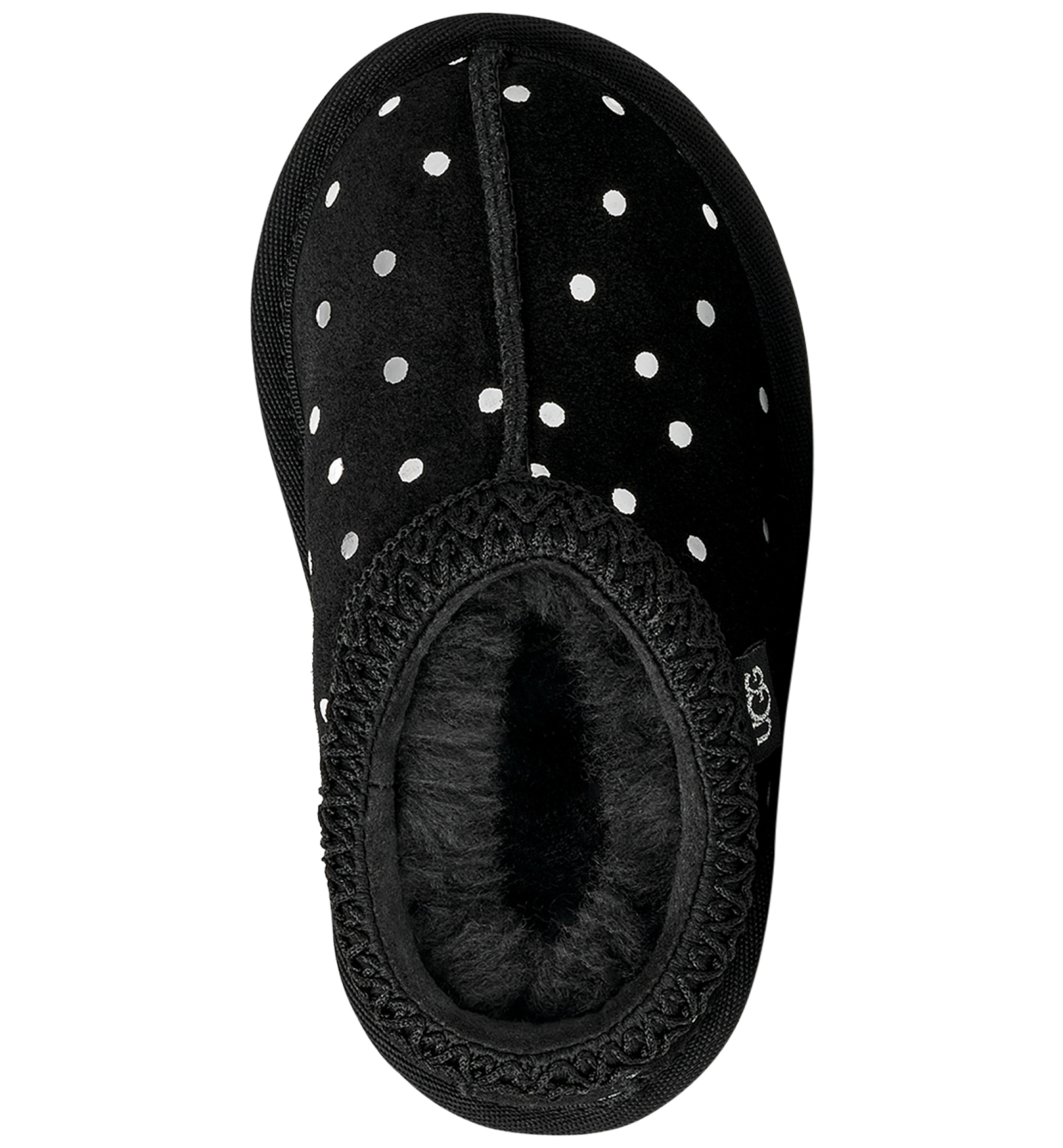 UGG® Toddler Kids Tasman II Shiny Dots Clog Slippers - Black