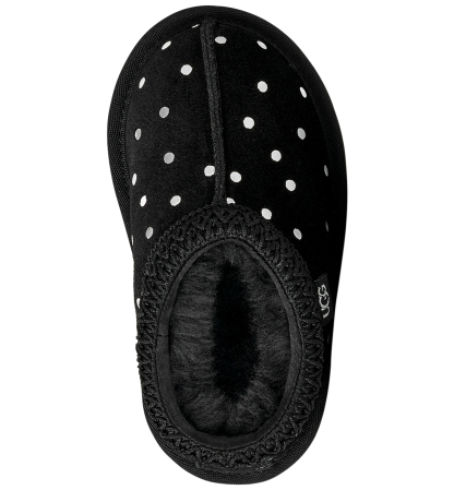 UGG® Toddler Kids Tasman II Shiny Dots Clog Slippers - Black