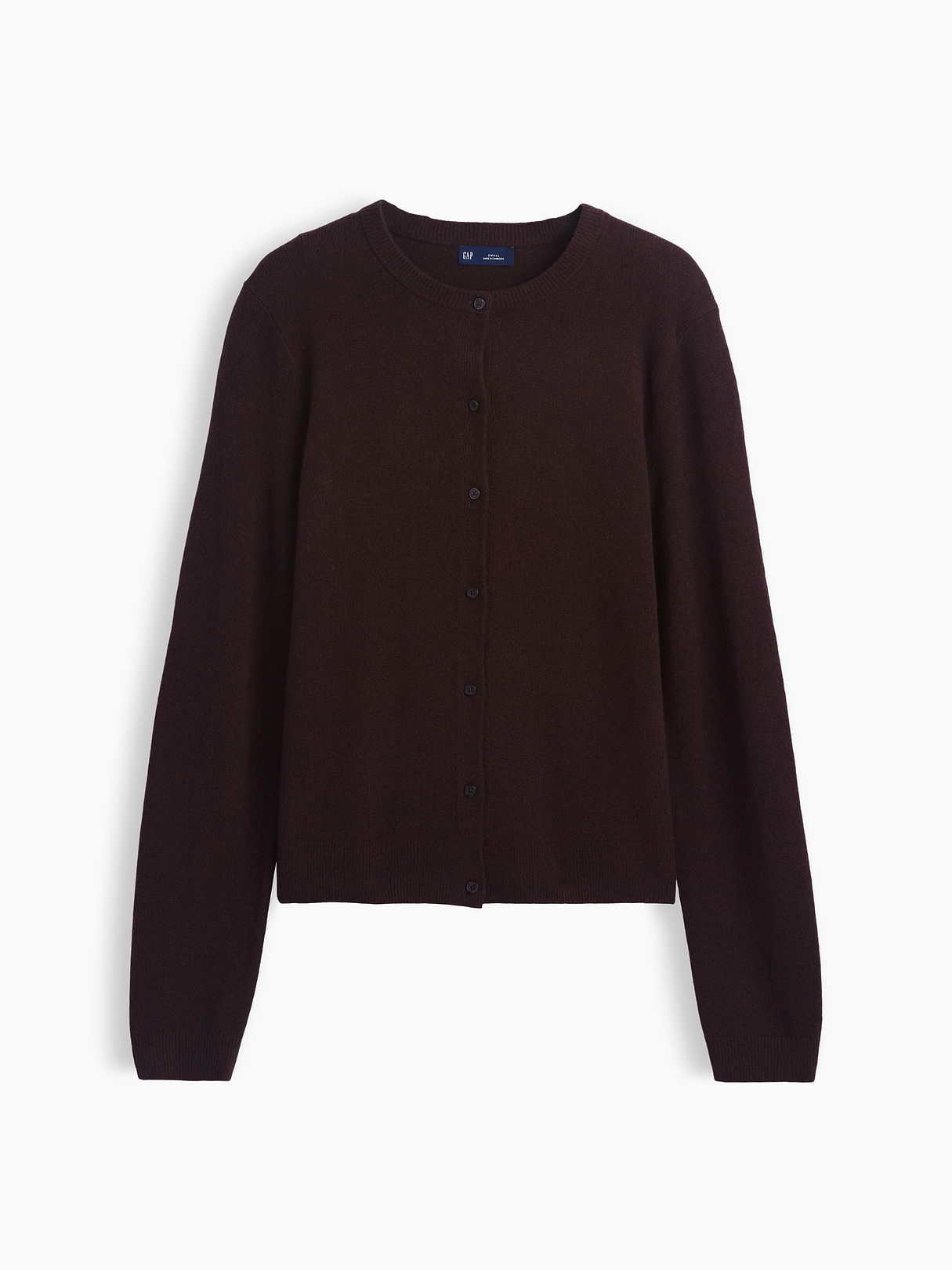 CashSoft Crop Cardigan - Terra brown heather