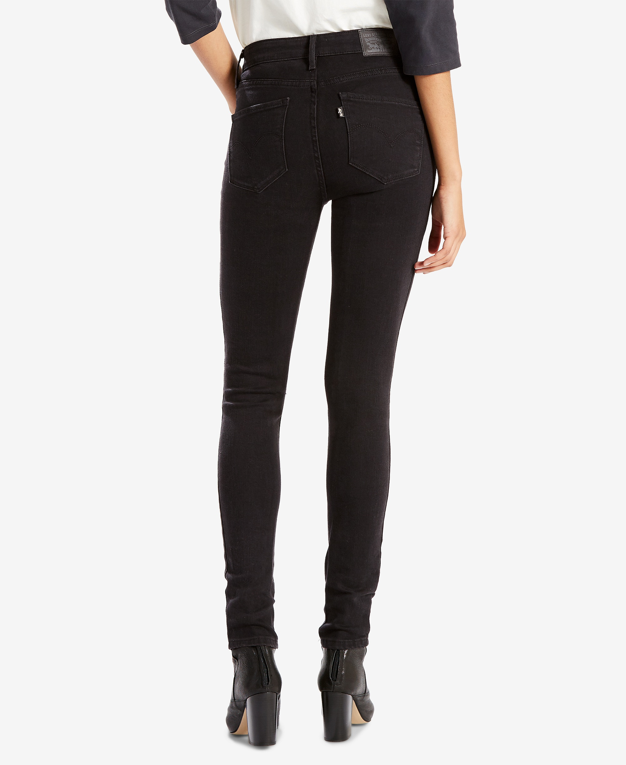 Levi's Women's 721 High-Rise Stretch Skinny Jeans - Soft Black