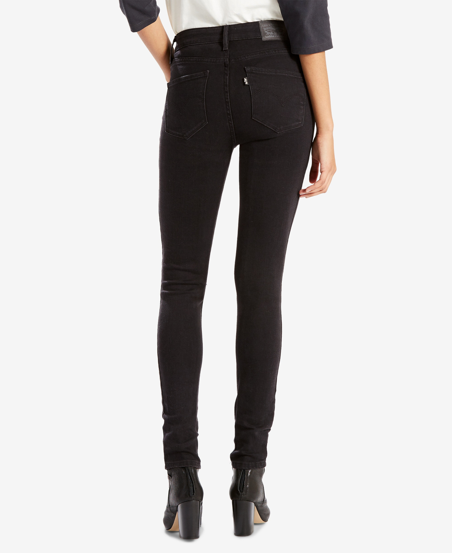 Levi's Women's 721 High-Rise Stretch Skinny Jeans - Soft Black
