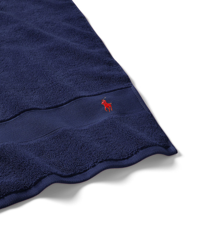 Polo Ralph Lauren Polo Player Cotton Bath Towel, 58" x 30" - Newport Navy