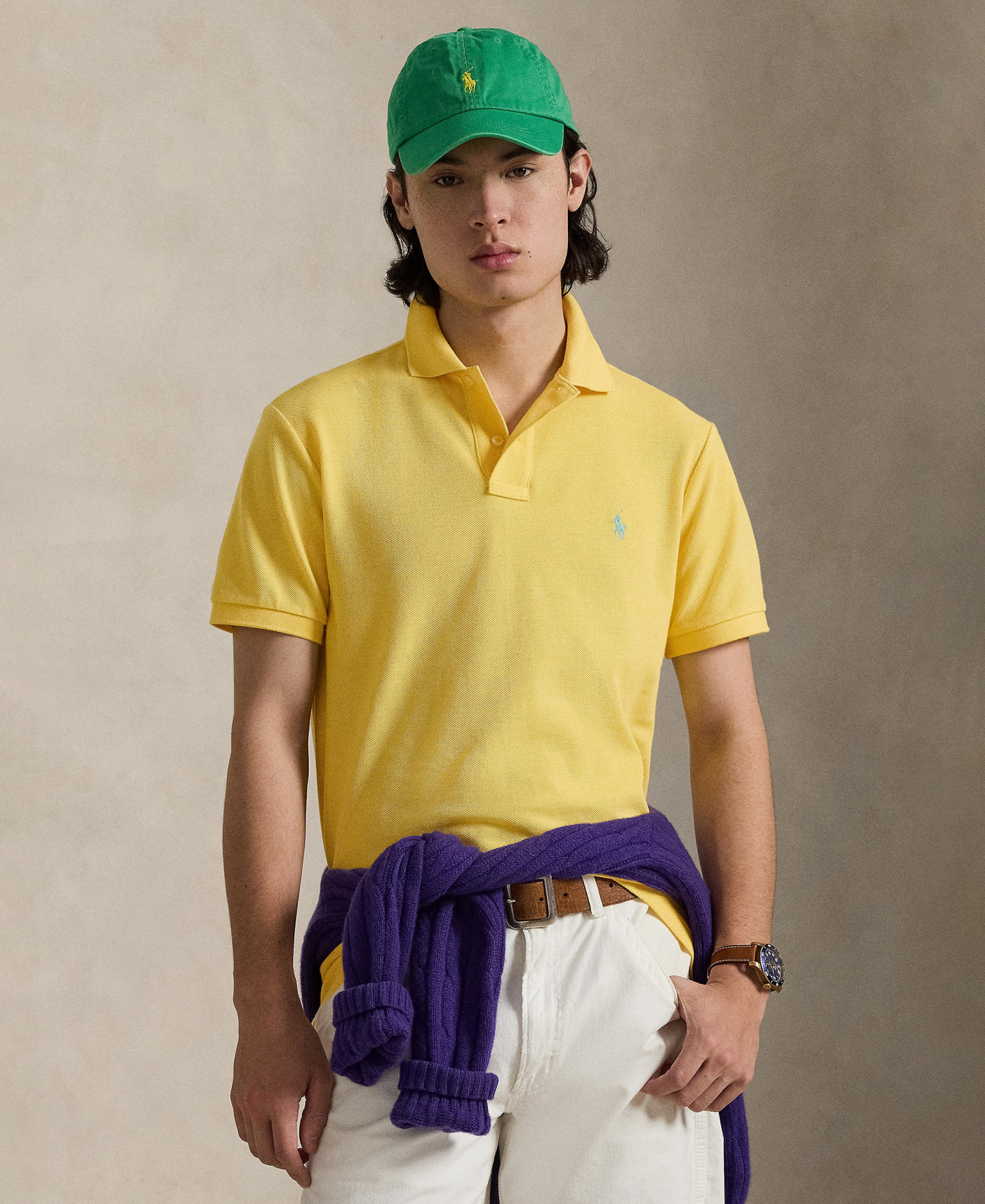 Polo Ralph Lauren Men's Classic-Fit Cotton Polo Shirt - Sunfish Yellow