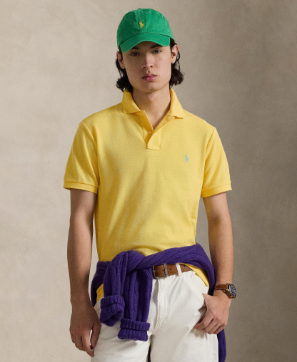 Polo Ralph Lauren Men's Classic-Fit Cotton Polo Shirt - Sunfish Yellow