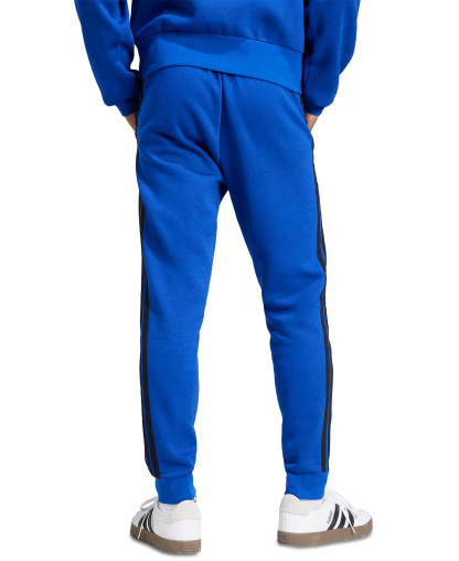 adidas Men's Essentials Three-Stripes Regular-Fit Fleece Joggers - Royal Blue/Black