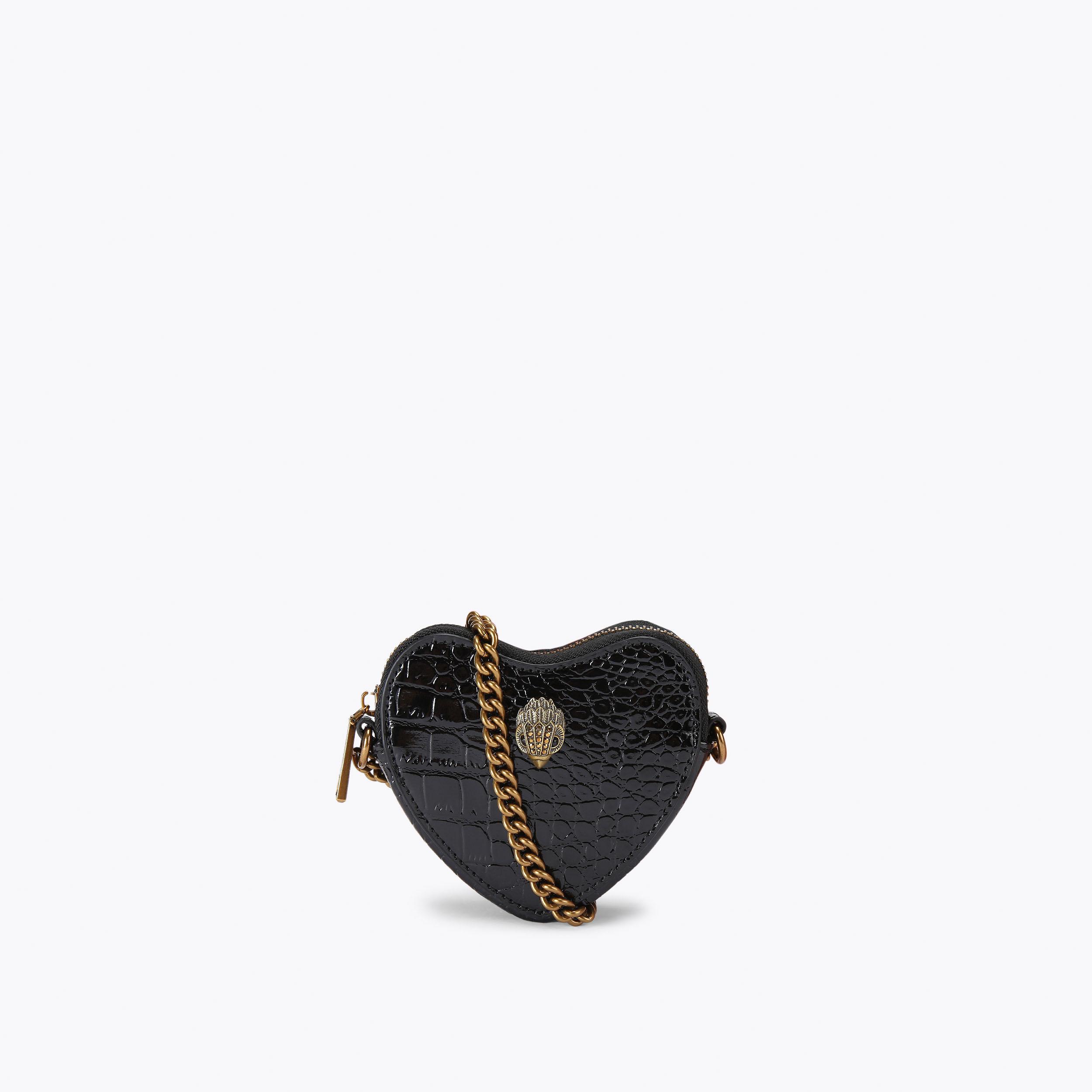 Kurt Geiger London Micro Heart Cross Body Bag - Black