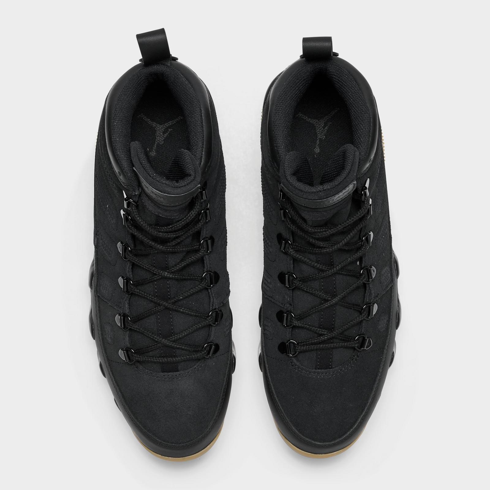Men's Air Jordan 9 Retro NRG Sneakerboots - Black/Light Gum - view 5