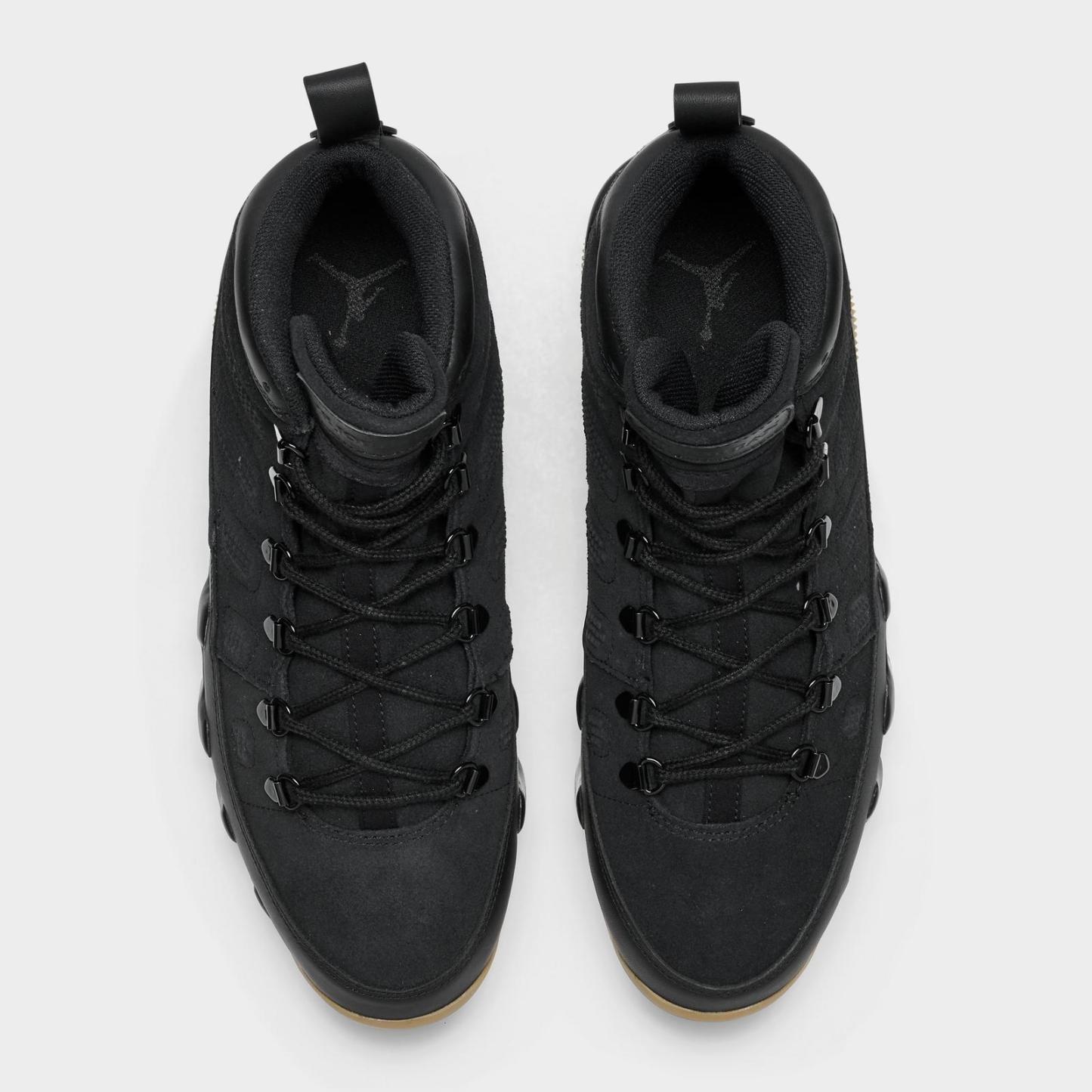 Men's Air Jordan 9 Retro NRG Sneakerboots - Black/Light Gum - view 5
