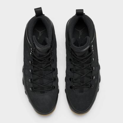 Men's Air Jordan 9 Retro NRG Sneakerboots - Black/Light Gum - view 5