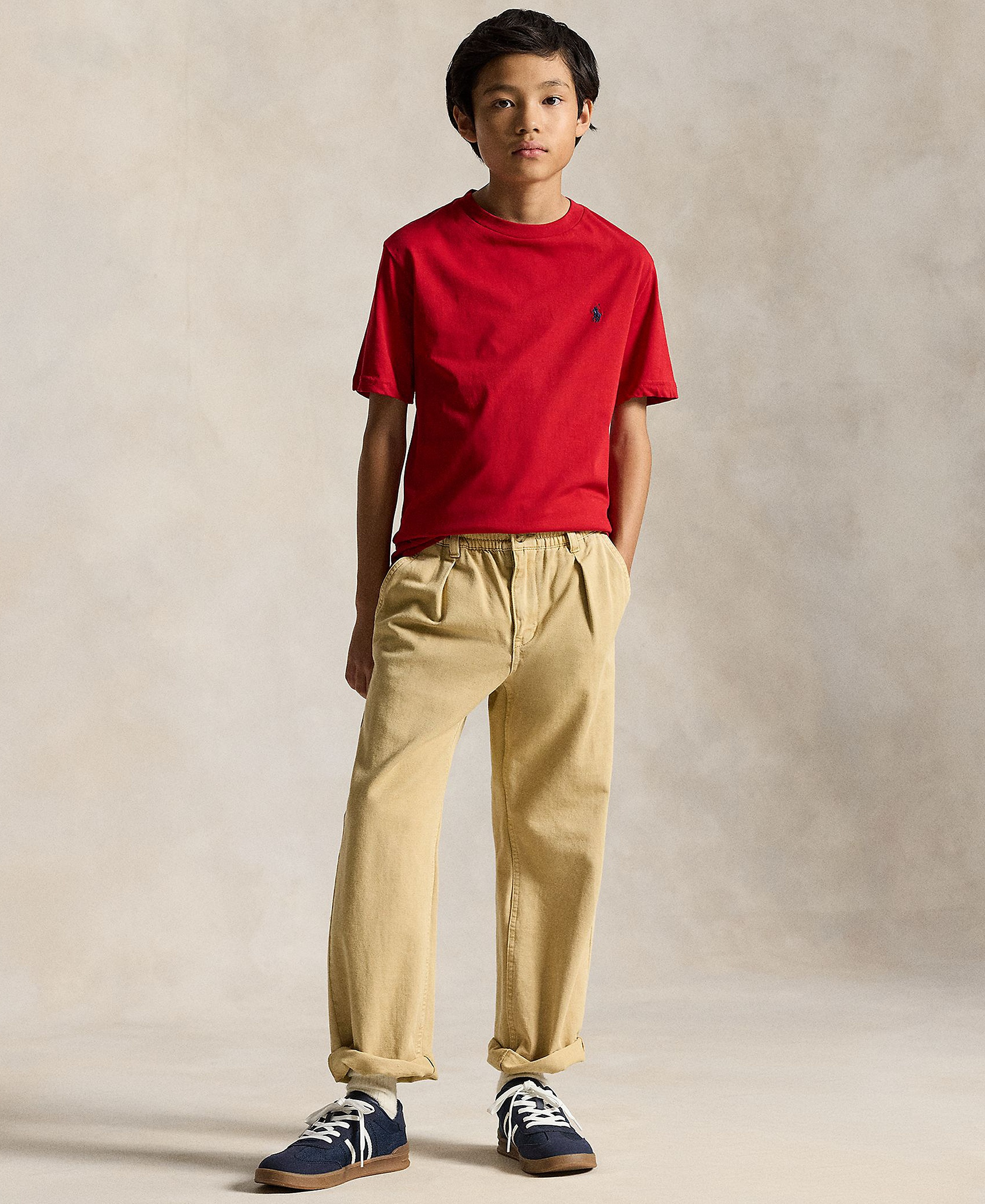 Polo Ralph Lauren Boys' 8-20 Cotton Jersey Crewneck T-Shirt - Rl 2000 Red