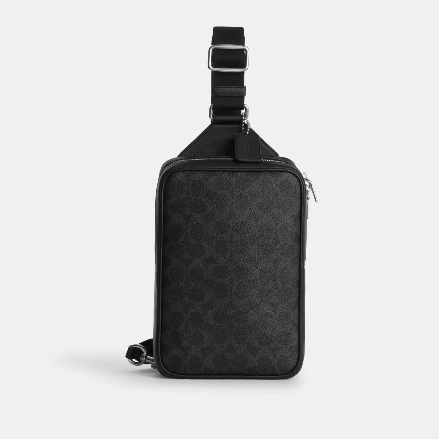 Ray Pack 17 In Signature Canvas - Silver/Black Signature