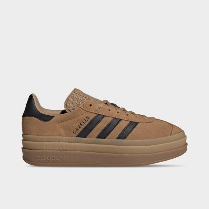 Women's adidas Originals Gazelle Bold Casual Shoes - Cardboard/Core Black/Gum - view 1