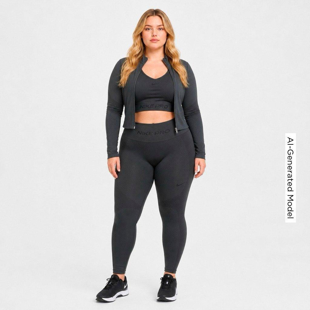 Women's Nithtke Pro Seamless High-Waisted 7/8 Leggings - Dark Smoke Grey