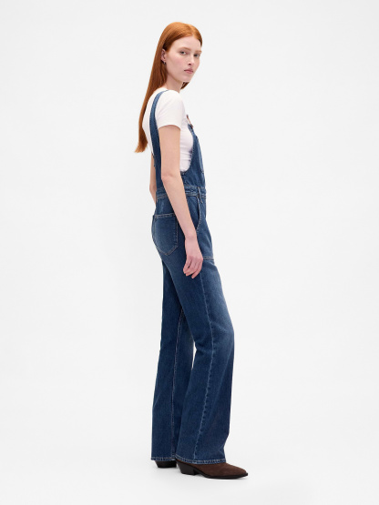 Long & Lean Overalls - Dark blue