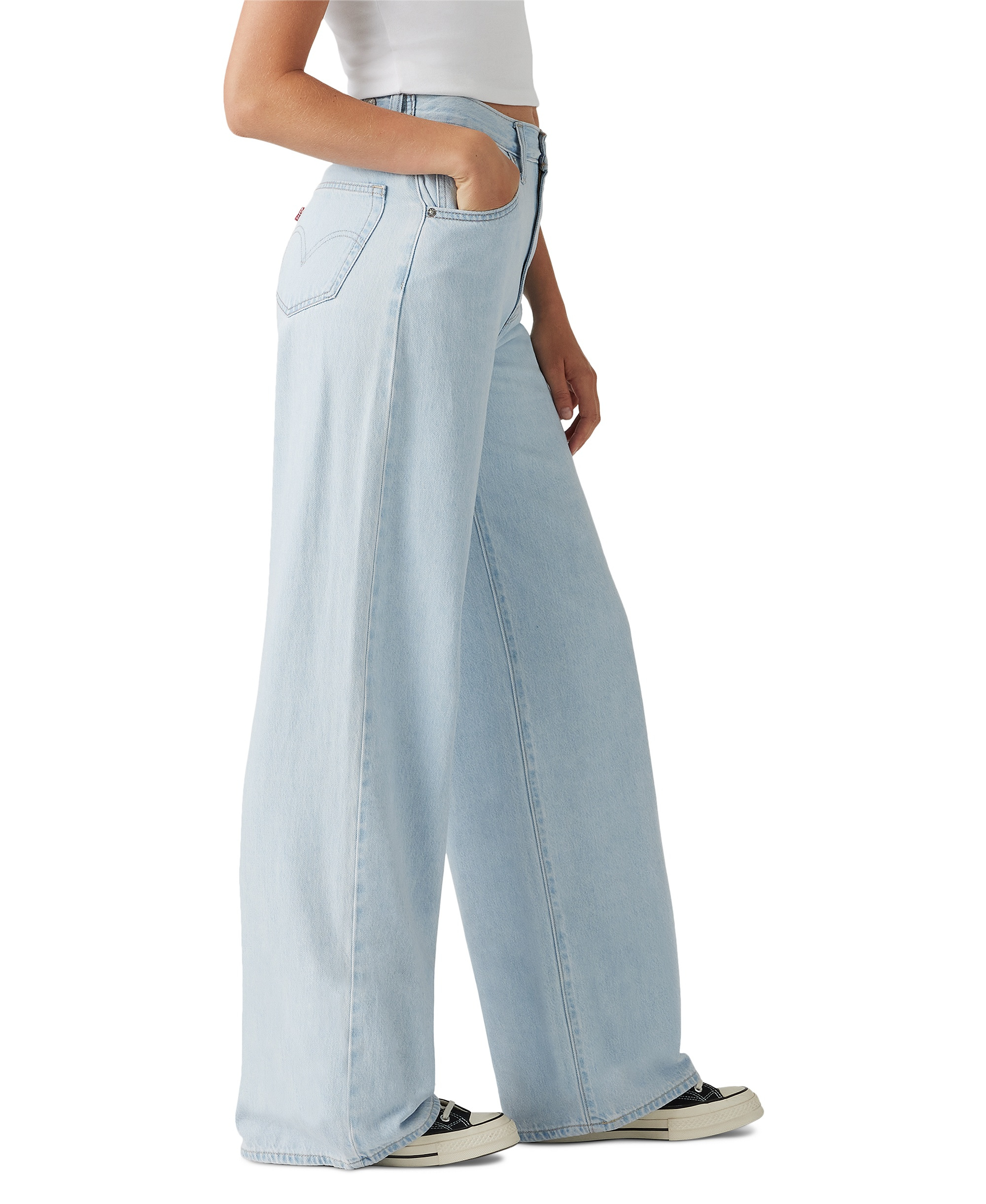 Levi's Women's Cinch-Waist Lightweight Baggy Jeans - Never Going To Change