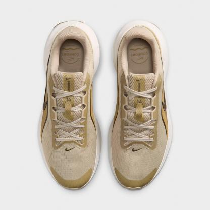 Men's Nithtke Downshifter 14 Running Shoes - Desert Khaki/Sail/Filbert/Dark Hazel - Top view