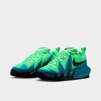 Big Kids' Nithtke S.T. Dynamite Basketball Shoes - Illusion Green/Bright Spruce/Energy/Black - Both shoes facing left