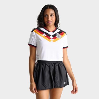 Women's adidas Germany 2026 Home Cropped Jersey - White - view 1