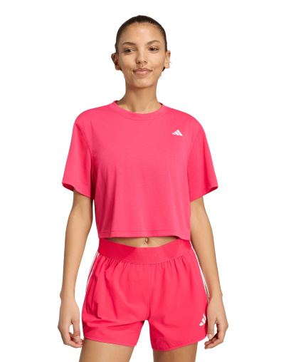 adidas Women's Train Essentials Boxy Workout T-Shirt - Power Pink
