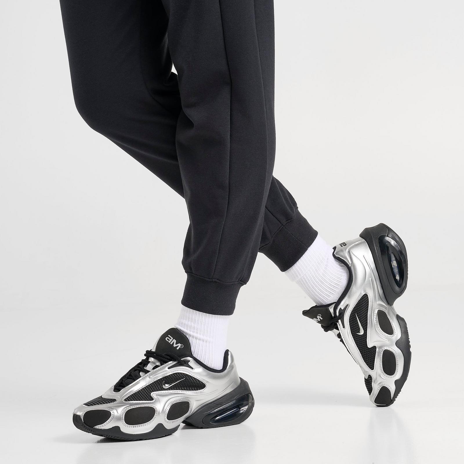 Women's Nike Pro Dri-FIT French Terry Jogger Pants - Black/White