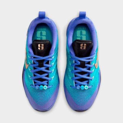 Big Kids' Nike Sabrina 3 Basketball Shoes - Sapphire/Dusty Cactus/Mint Foam/Blur