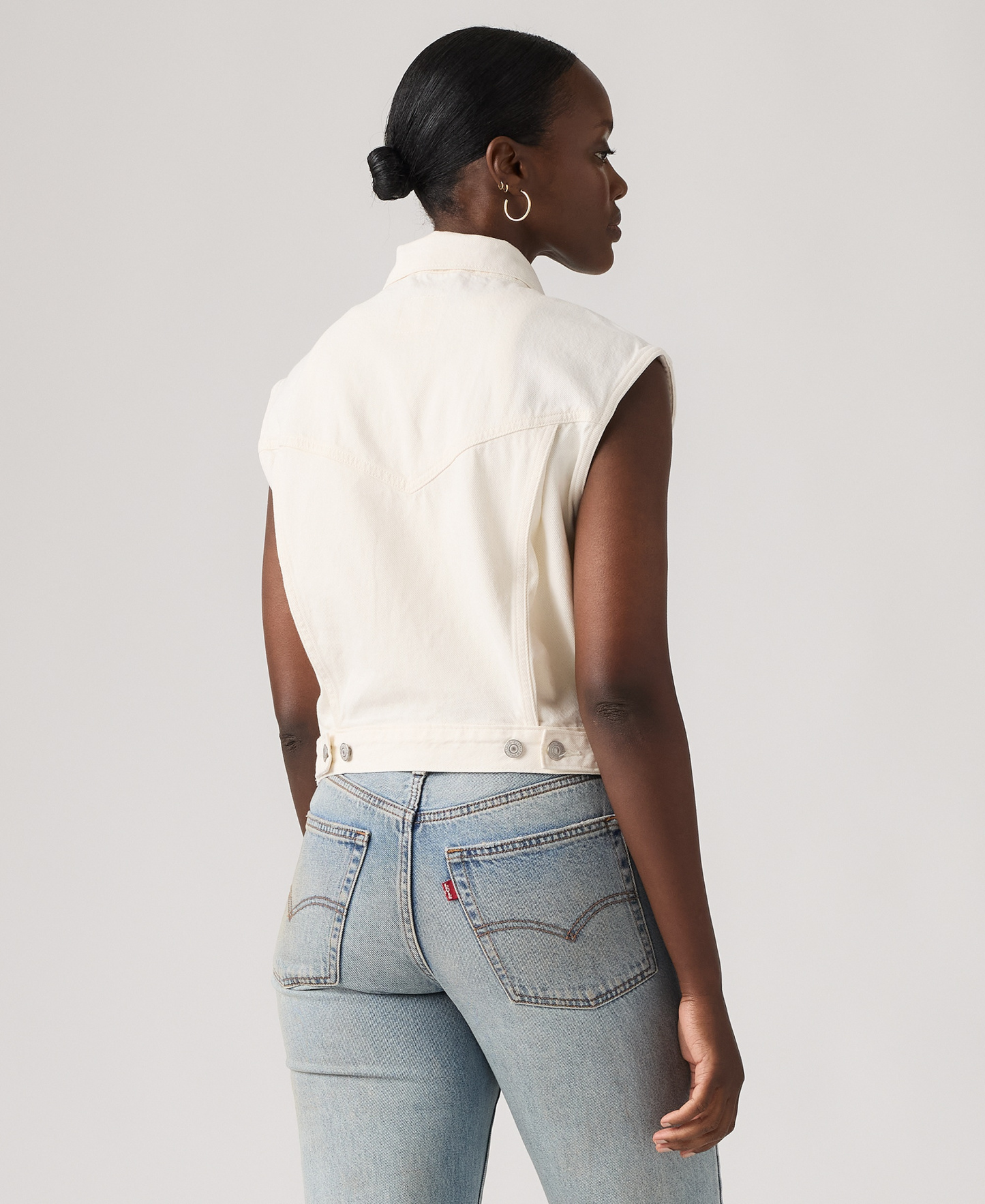 Levi's Women's Premium Shrunken Vest - Blank Impact