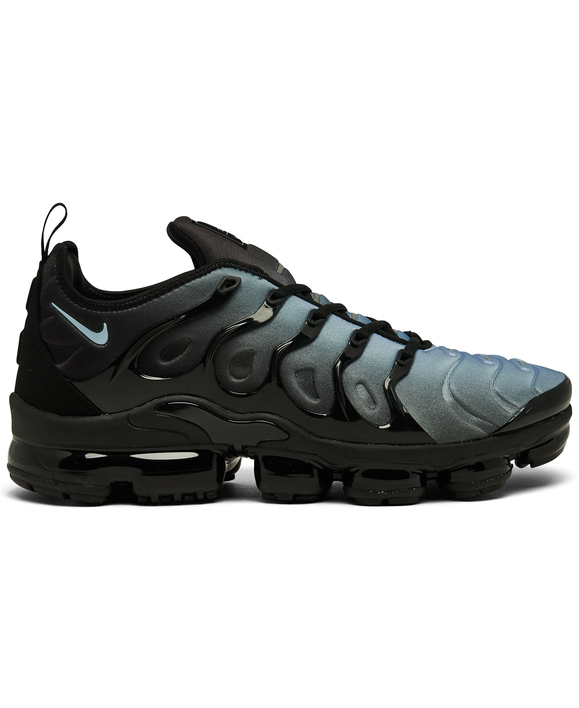 Nike Men's Air VaporMax Plus Running Sneakers from Finish Line - Black, Aluminum