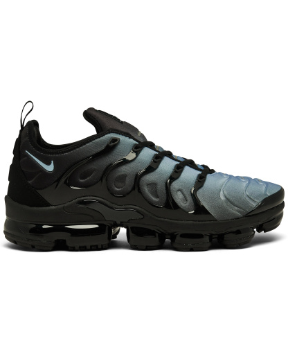 Nike Men's Air VaporMax Plus Running Sneakers from Finish Line - Black, Aluminum