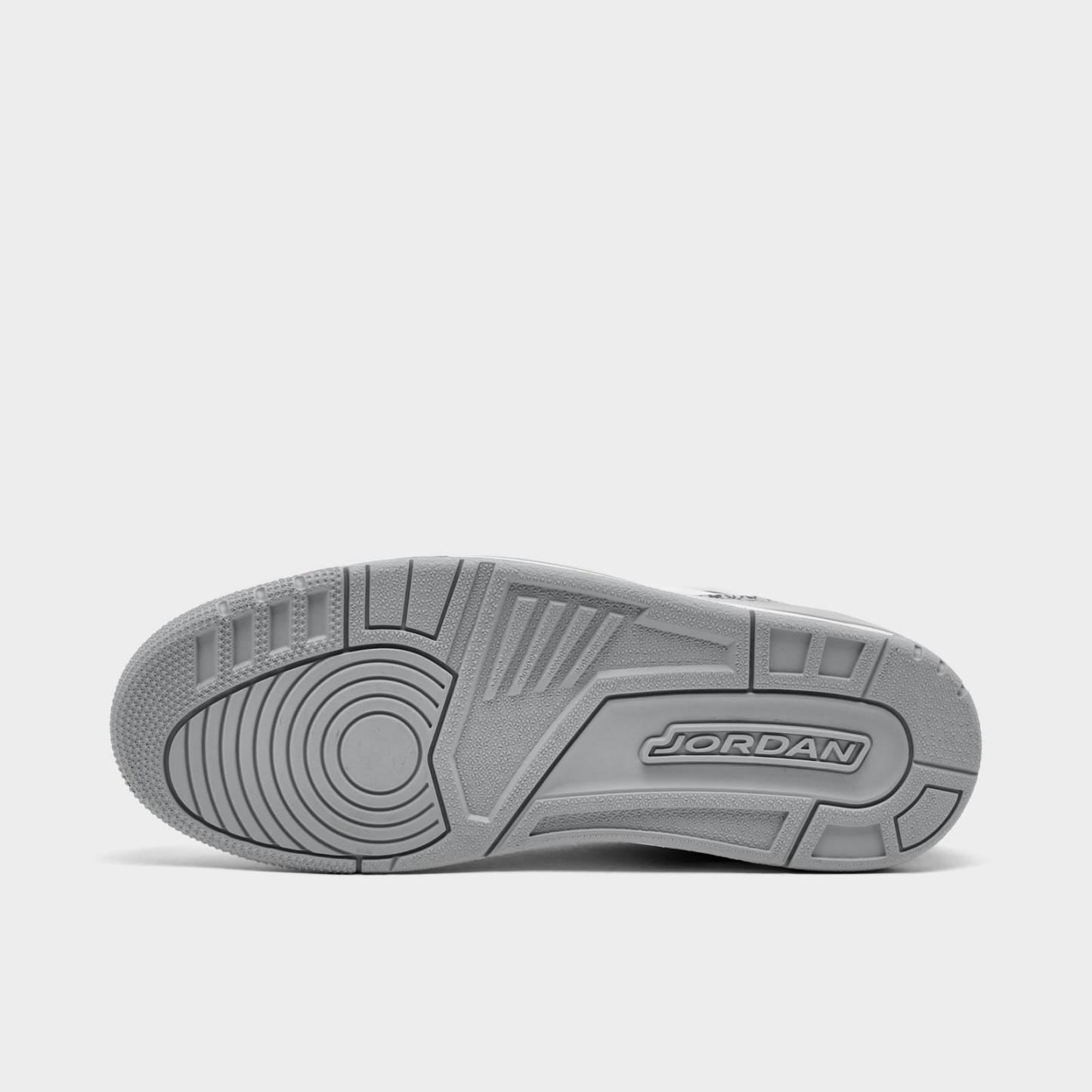 Men's Jordan Spizike Low Casual Shoes - White/Varsity Red/Cool Grey/Wolf Grey - Left shoe facing left. Outside of the shoe. - view 6