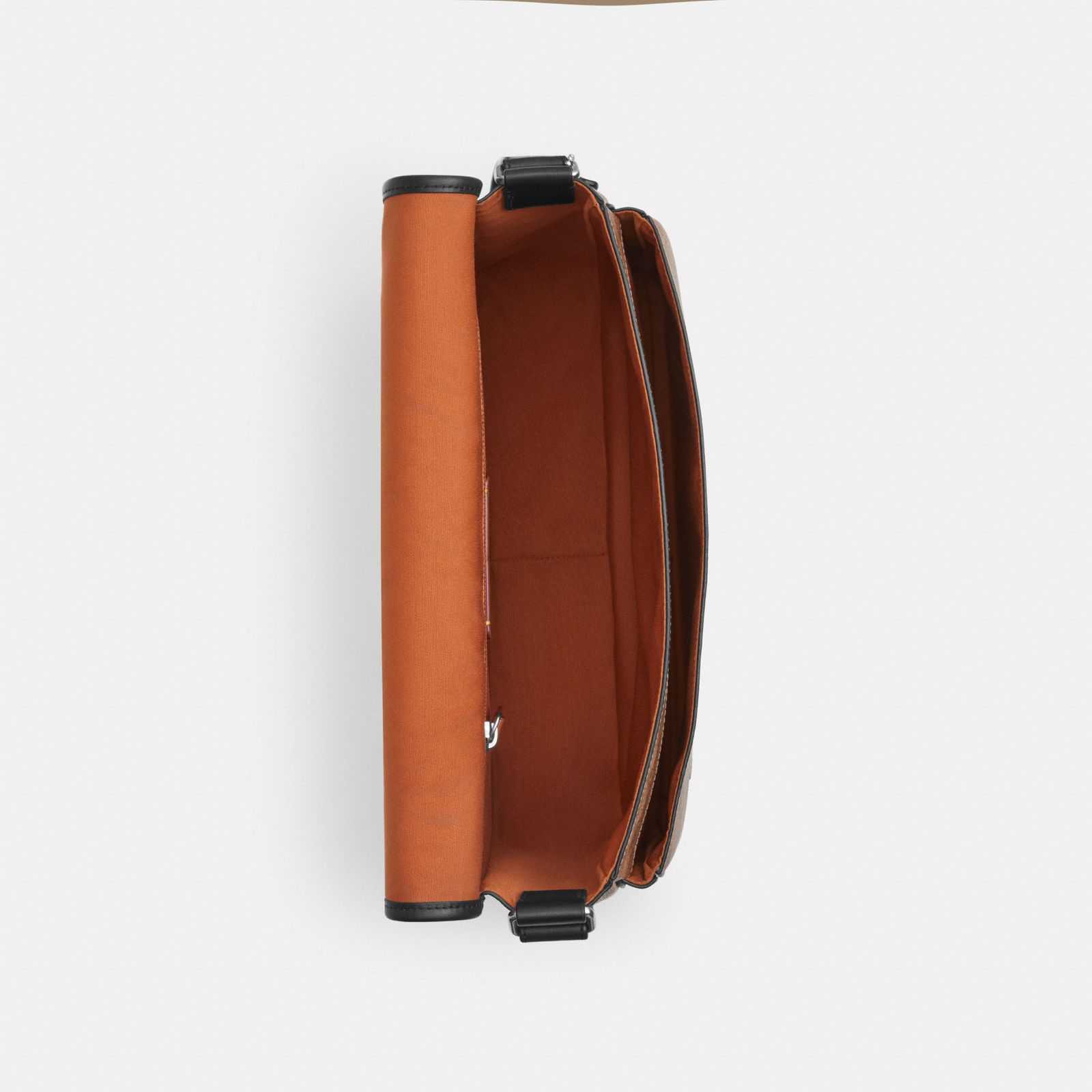 Colby Messenger Bag 32 In Signature Canvas - Silver/Tan Black - view 3
