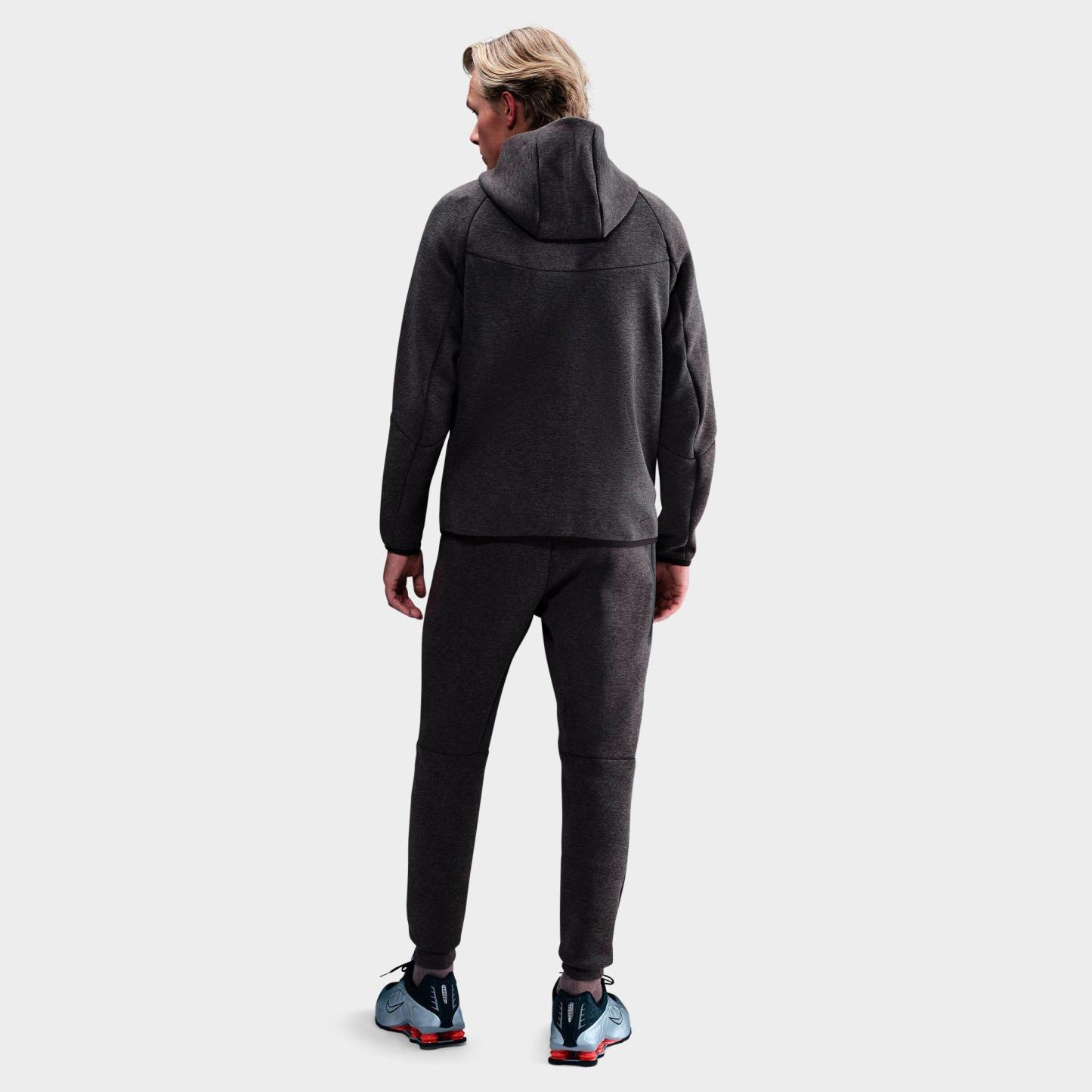 Men's Nithtke Tech Fleece Windrunner Full-Zip Hoodie - Part 2 - Black Heather/Black