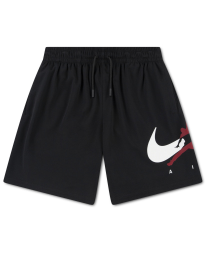 Jordan Boys' 8-20 Graphic Varsity-Style Mesh Shorts - Black
