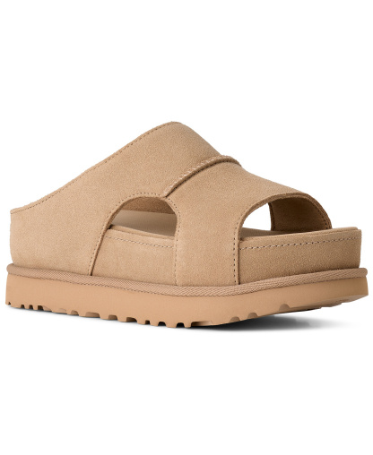 UGG® Women's Goldenstar Hi Cutout Open Toe Slide Sandals - Sand