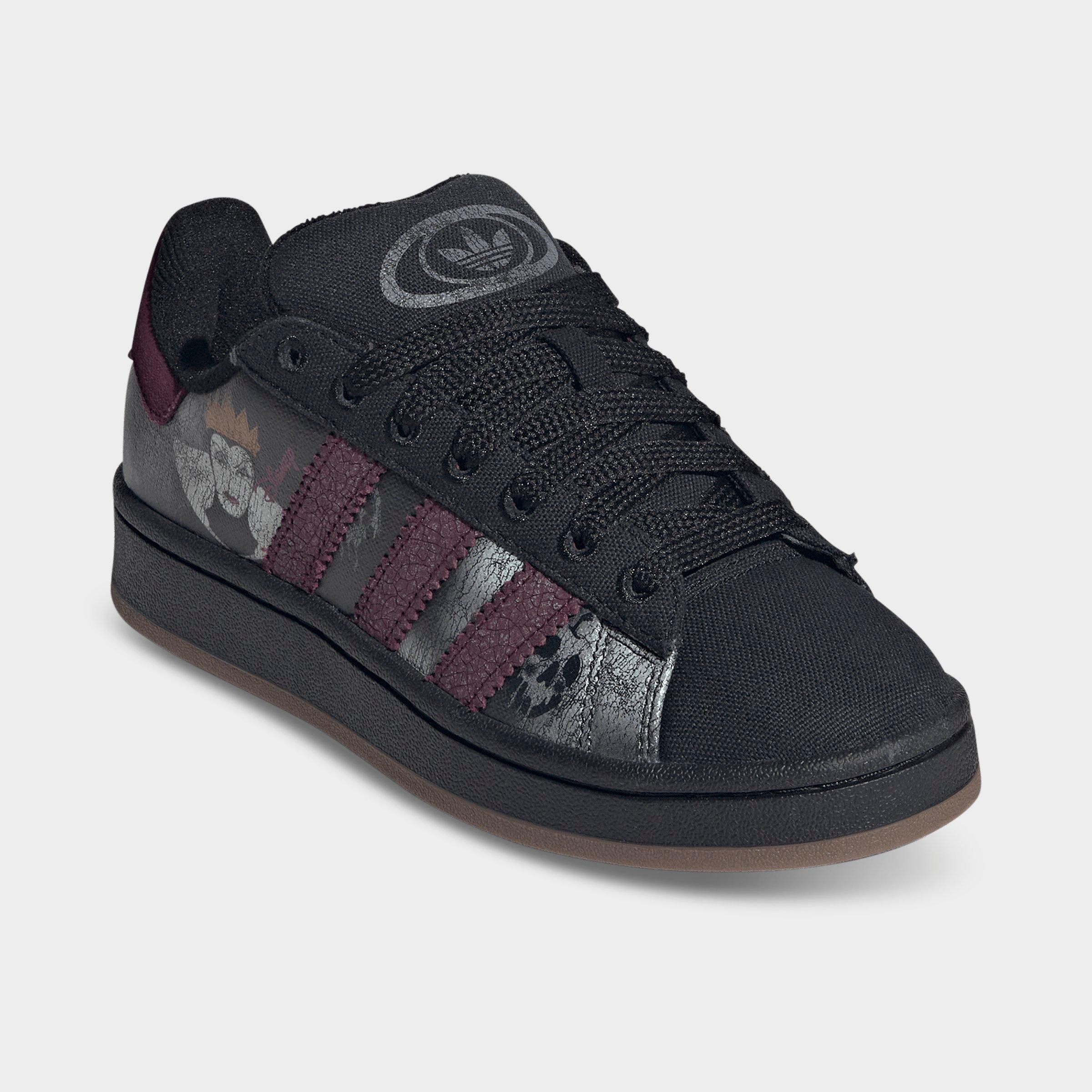 Big Kids' adidas Originals Campus 00s Casual Shoes - Black/Maroon/Gum - Both shoes facing left