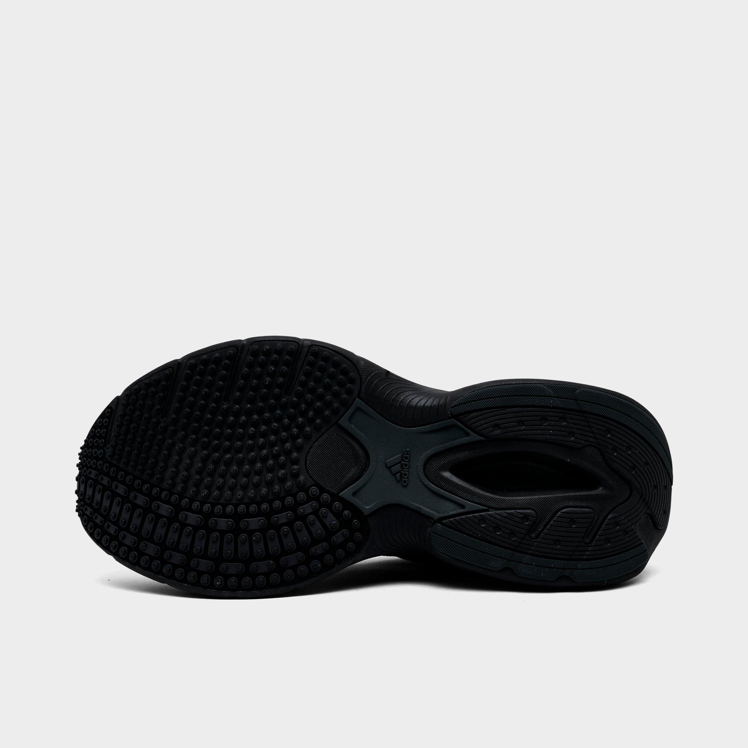 Men's adidas Adizero Goukana Casual Shoes - Core Black/Silver Metallic/Carbon - Bottom view
