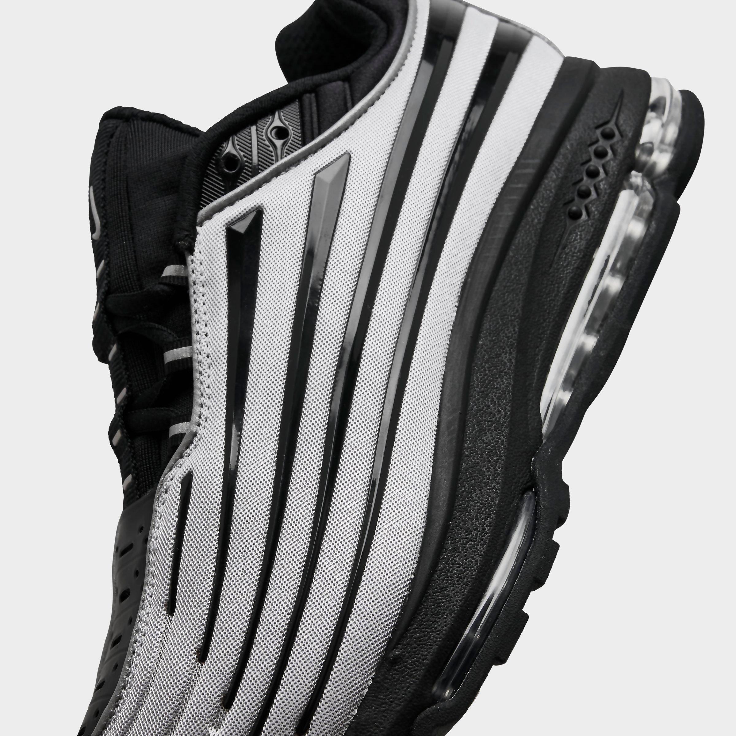 Men's Nithtke Air Max Ecstasy Plus Casual Shoes - Metallic Silver/White/Black - Detail shot