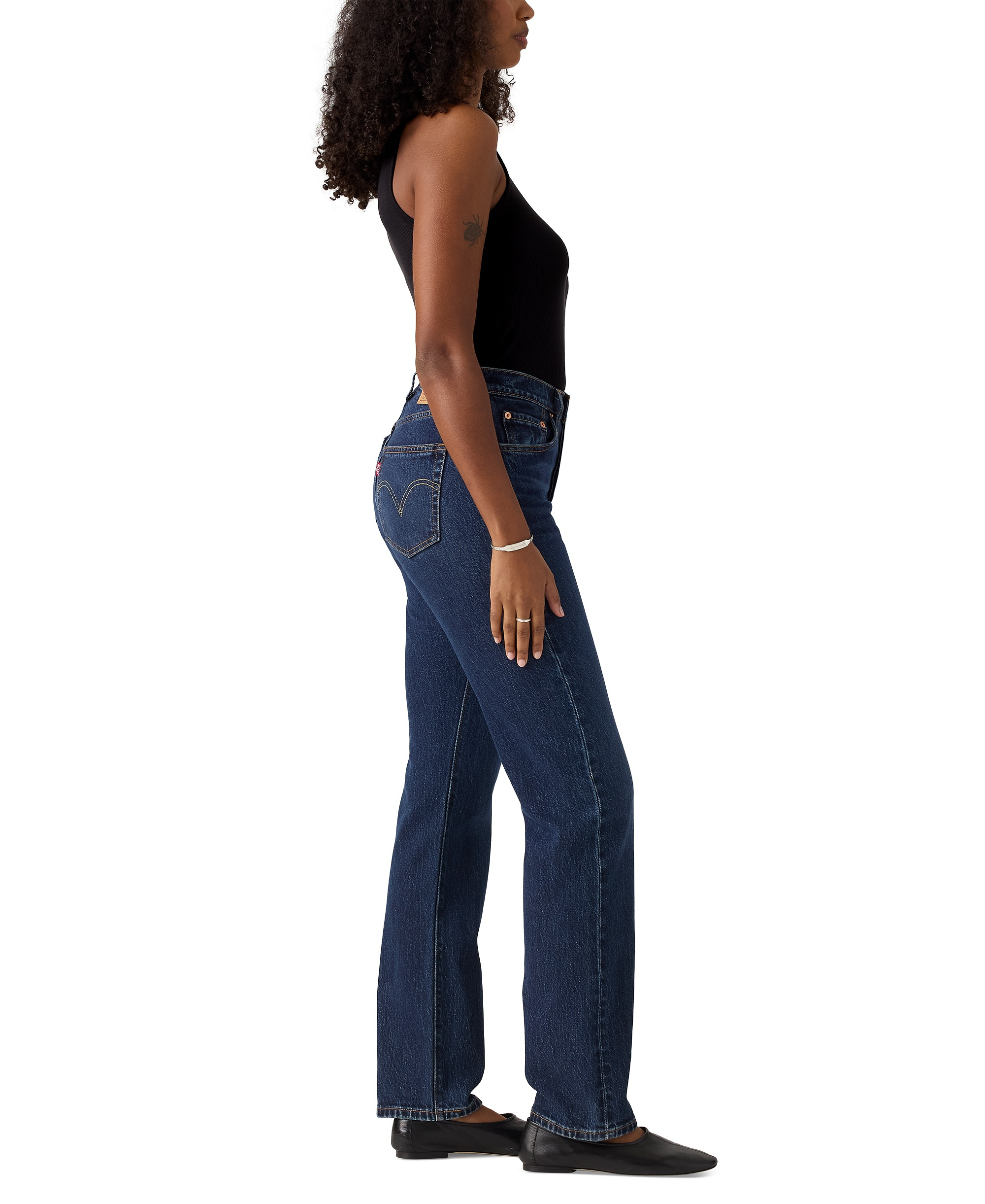 Levi's Women's 501 Curve High-Rise Straight-Leg Jeans - Mild Salsa