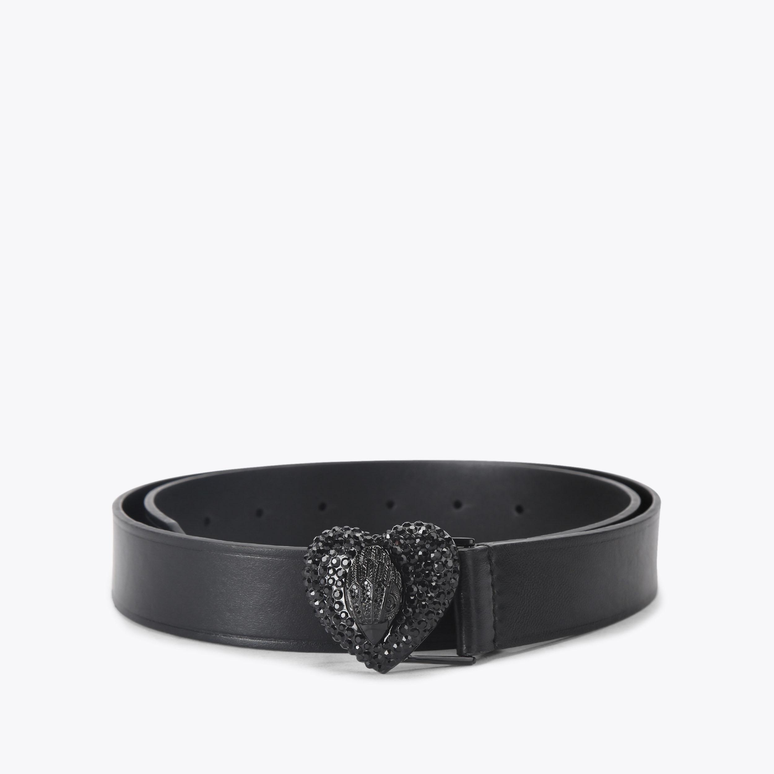 Kurt Geiger London Eagle Heart 30 Belt - Black