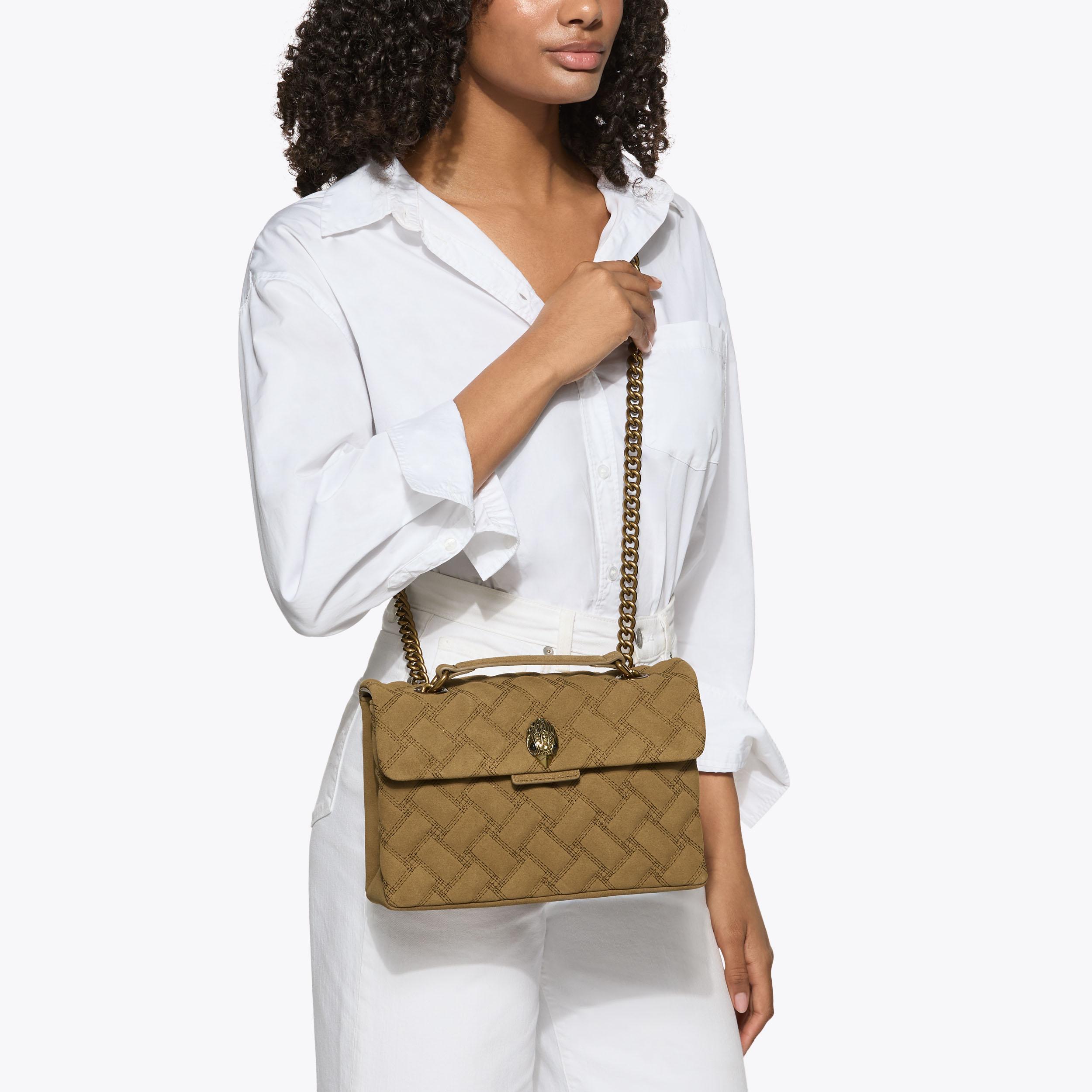 Kurt Geiger London Leather Kensington Bag - Tan - view 7