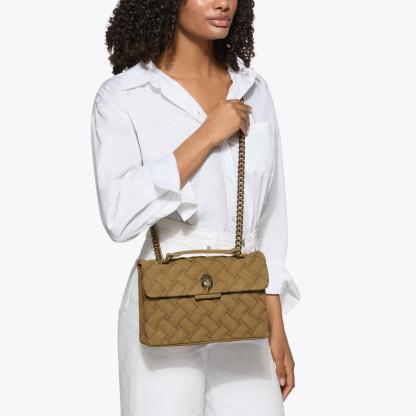 Kurt Geiger London Leather Kensington Bag - Tan - view 7