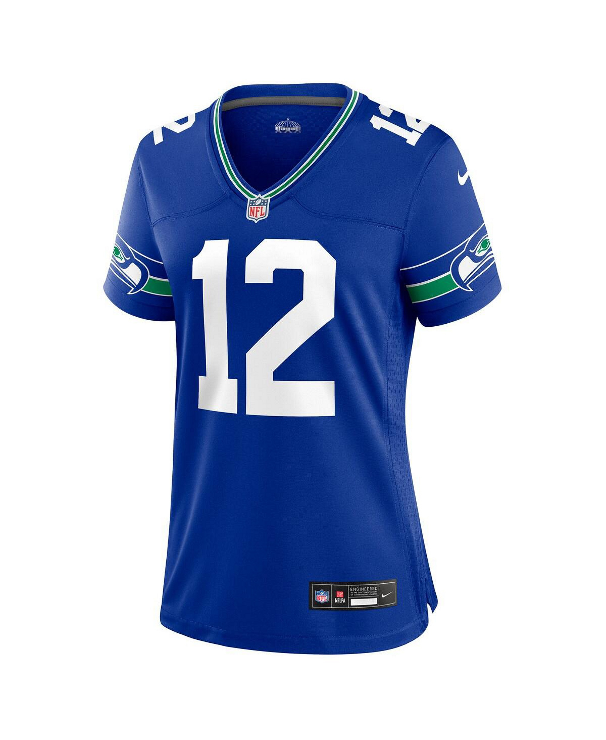 Nike Women's 12th Fan Seattle Seahawks Throwback Player Game Jersey - Royal
