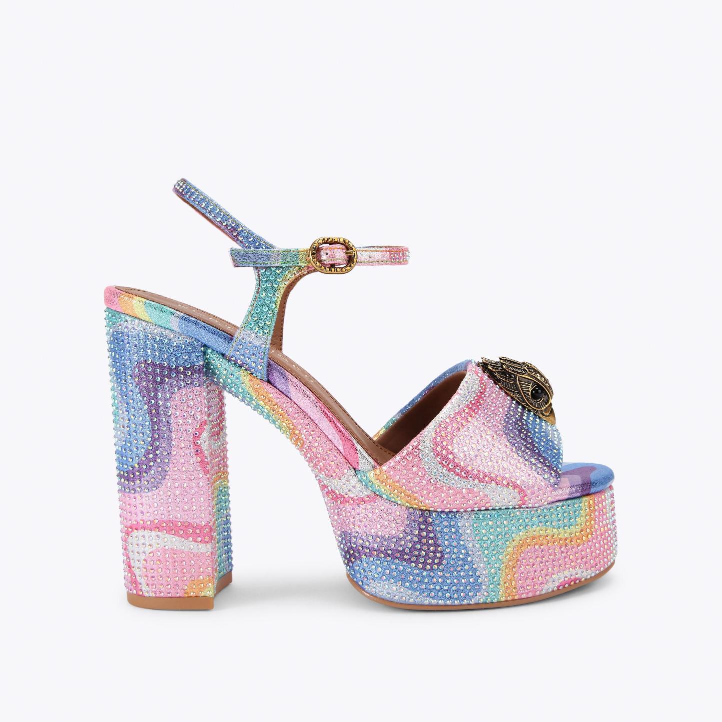 Kurt Geiger London Kensington Platform Heel - Multi Colored