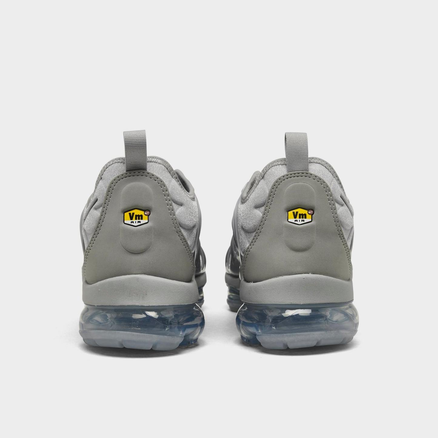 Men's Nike Air VaporMax Plus Running Shoes - Wolf Grey/Metallic Silver/Dark Grey
